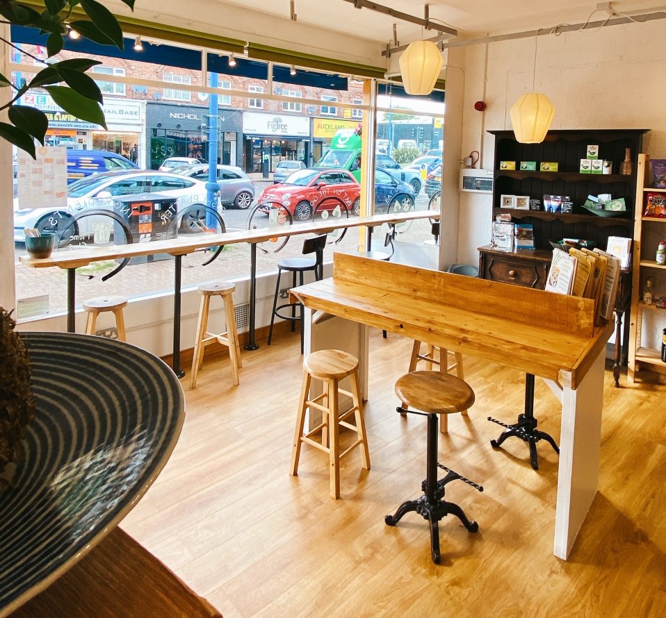 Images shows an interior shot of the restaurant and is all about My Muki
